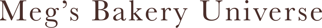 Meg’s Bakery Universe logo – aesthetic baking brand and digital planner
